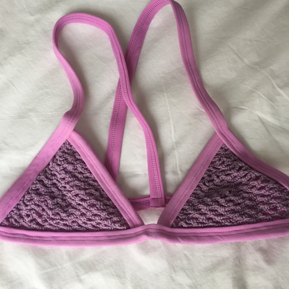 Posh Pua Kainalu Crochet Top in Hibiscus